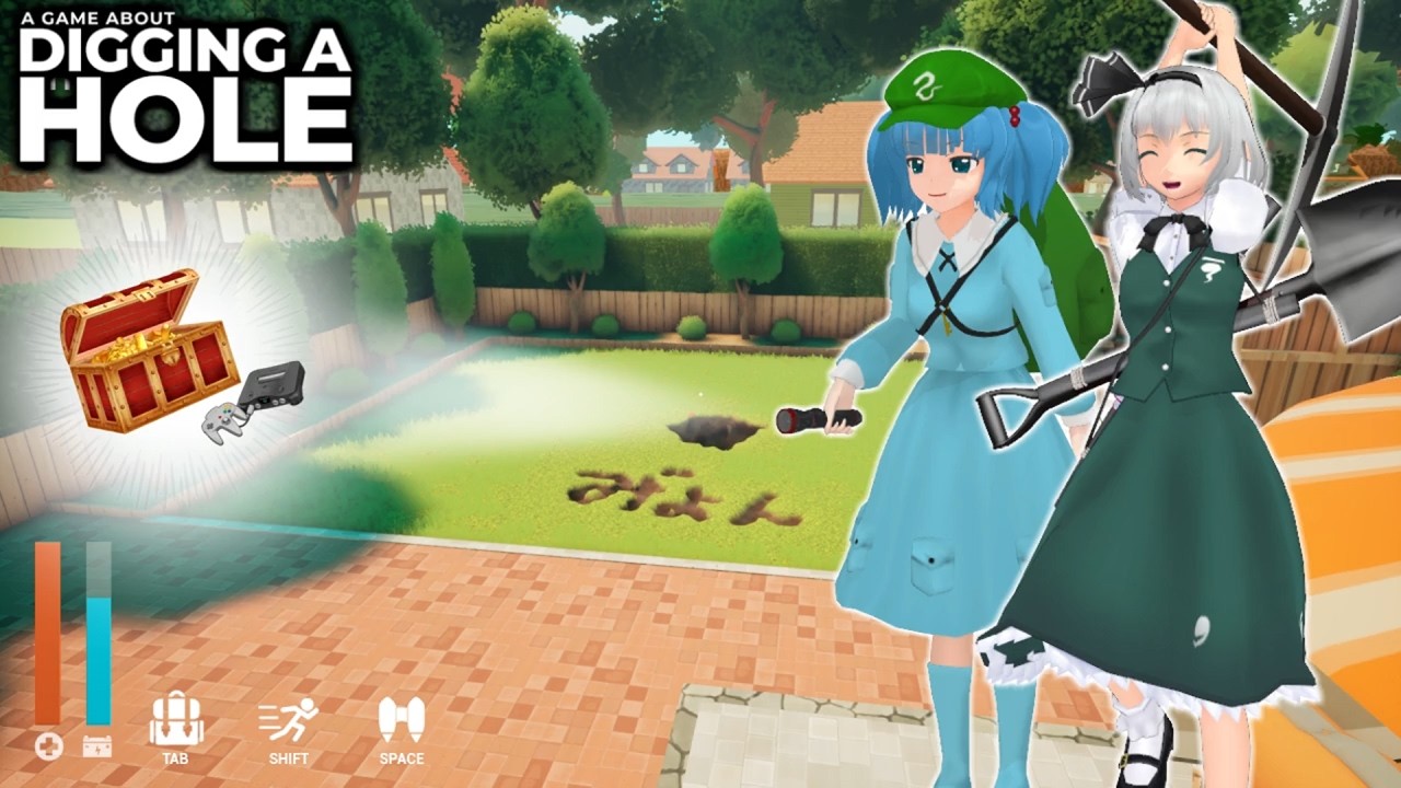 Girls' Sleepover Live Commentary ~A Game About Digging a Hole