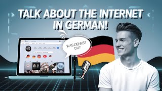 🌐 Internet & Social Media in German! | Vocabulary Lesson & Speaking Drill for Digital Natives