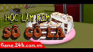 Game học làm kem socola - Video hướng dẫn chơi game 24h screenshot 2