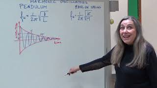 39 Damping for pendulum and mass-on-spring oscillators