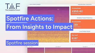 Spotfire Actions: From Insights to Impact
