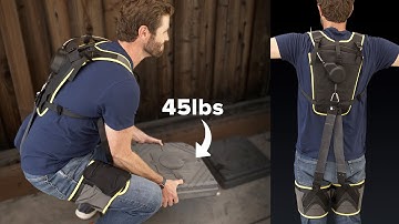 This $1,200 exosuit can take 50 pounds off your back