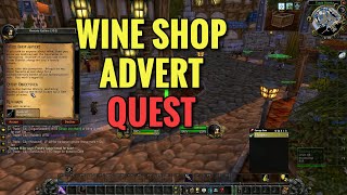 Wine Shop Advert Quest (WoW Classic)