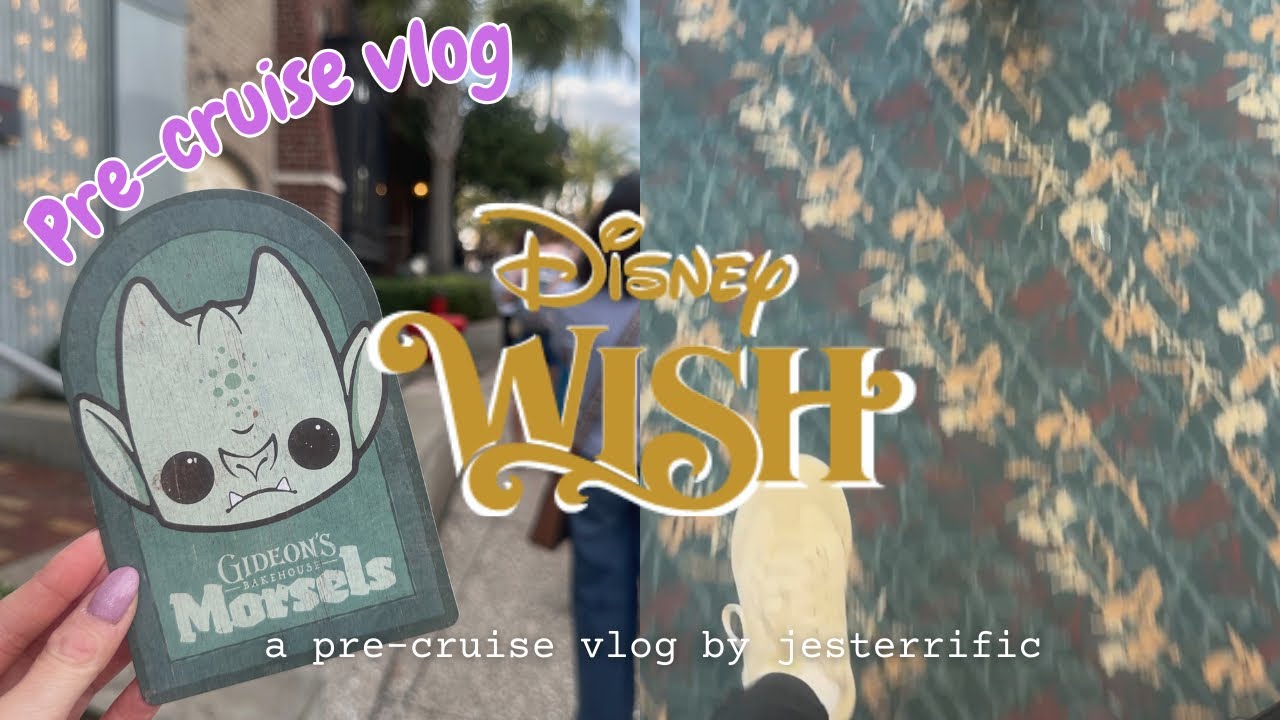 PRE-CRUISE! Travel day vlog before 3 night DCL Wish Cruise