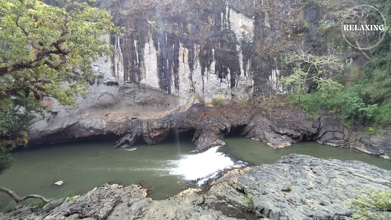 Syntheri Rocks | Dandeli Wildlife | Waterfall Sound For Relaxation