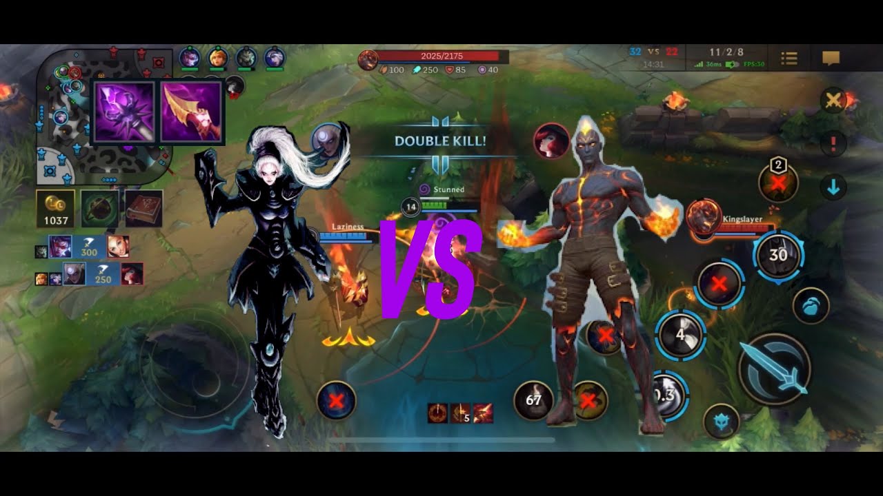 Diana vs Brand rank gameplay solo wild rift build and runes