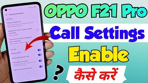 OPPO f21 Pro Call Settings | oppo f21 pro 5g call settings | oppo f21 pro call setting | Oppo f21pro