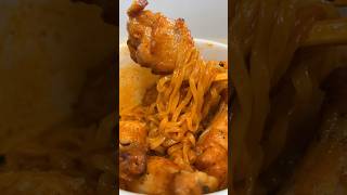 habanero buldak ramen and buffalo chicken wings eat together #asmr #koreanfood Resimi