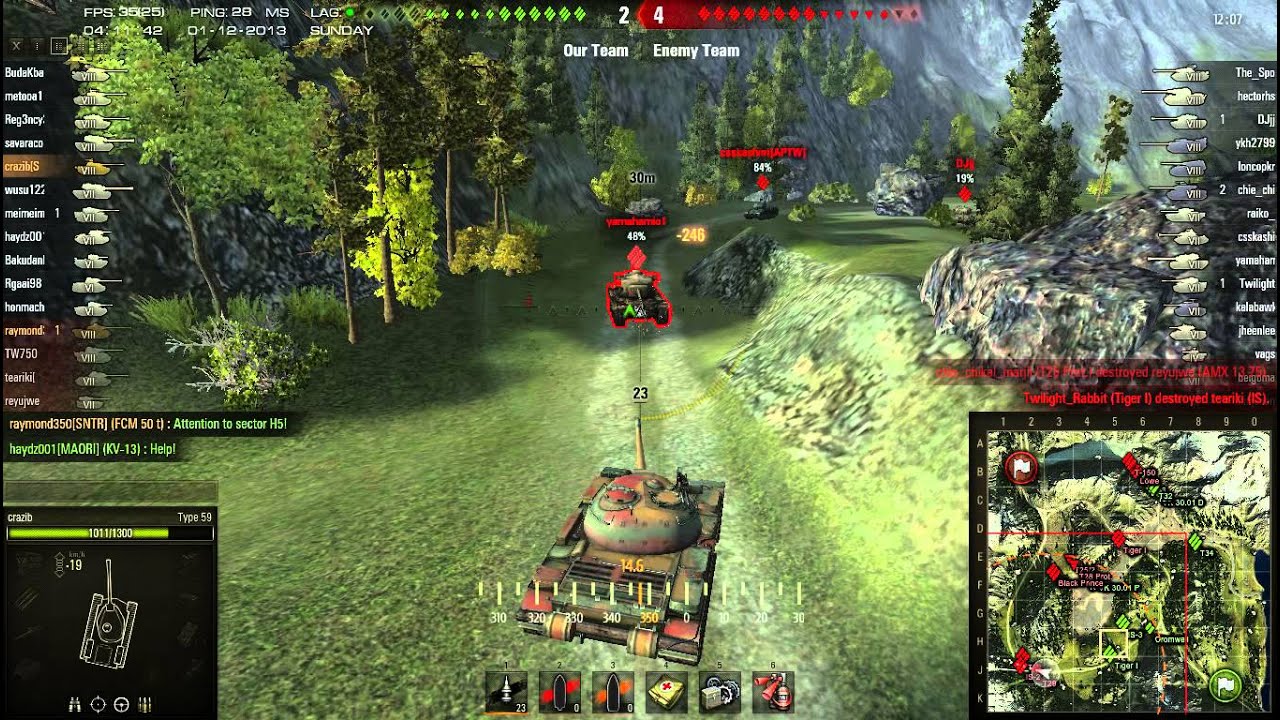 world of tanks: how to school 3 full health heavy tanks in a type 59 ALONE!