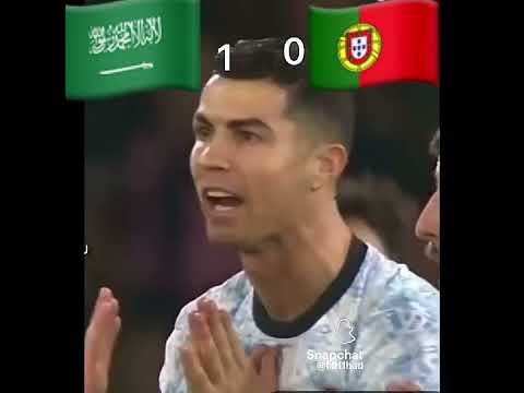 ملخص مباراه المملكه العربيه السعوديه ضد البرتغال