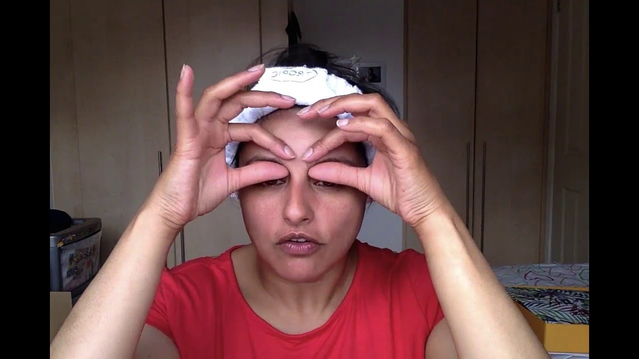 Skincare routine using Tropic Skincare.