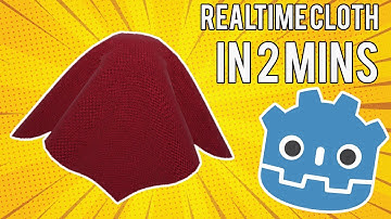 Godot Realtime Cloth in 2 MINUTES