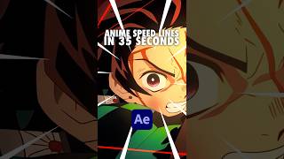Create Anime Speed Lines in After Effects 🚀💫 #aftereffectstutorial #aftereffects #vfx