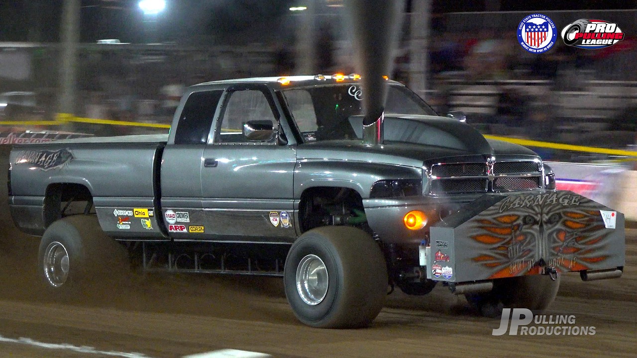 OSTPA Truck & Tractor Pulling 2024: Guernsey County Fair Pull - Old Washington OH - 6 Classes