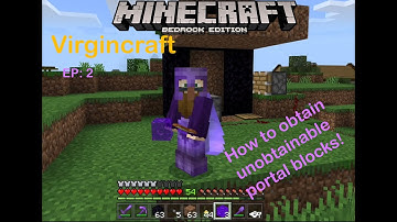 How To Get A Nether Portal Block In Minecraft Bedrock Edition 1.16.2 + (Win10/MCPE/Xbox/PS/Switch)