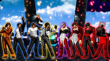 [KOF Mugen] Hyper Kyo Team VS. Hyper Iori Team