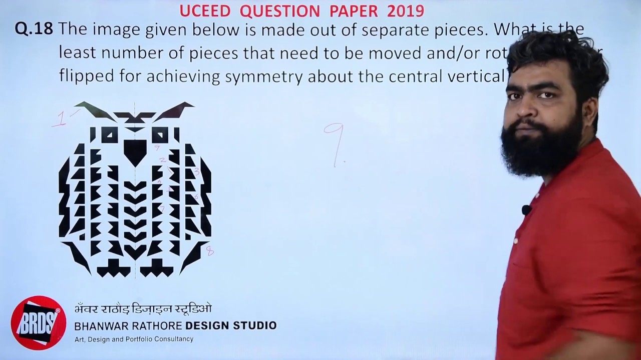 UCEED 2019 ORIGINAL PAPER SOLUTION | BRDS Vlogs | Bhanwar Rathore Design Studio