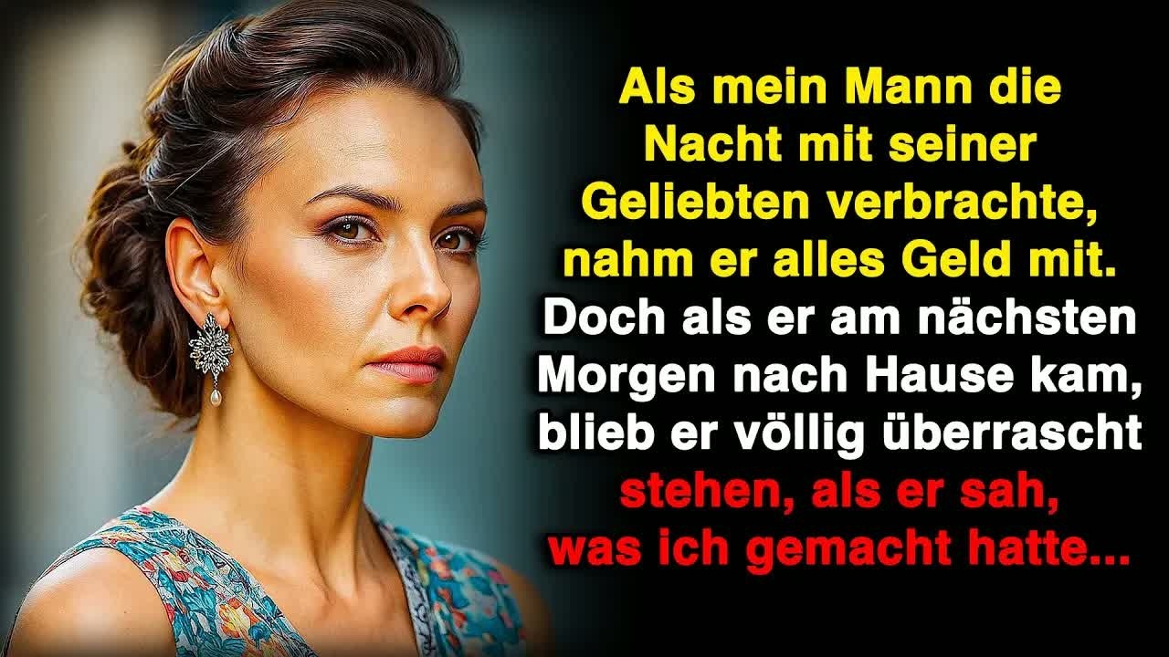 Als mein Mann mit seiner Geliebten die Nacht verbrachte, nahm er alles Geld mit und…