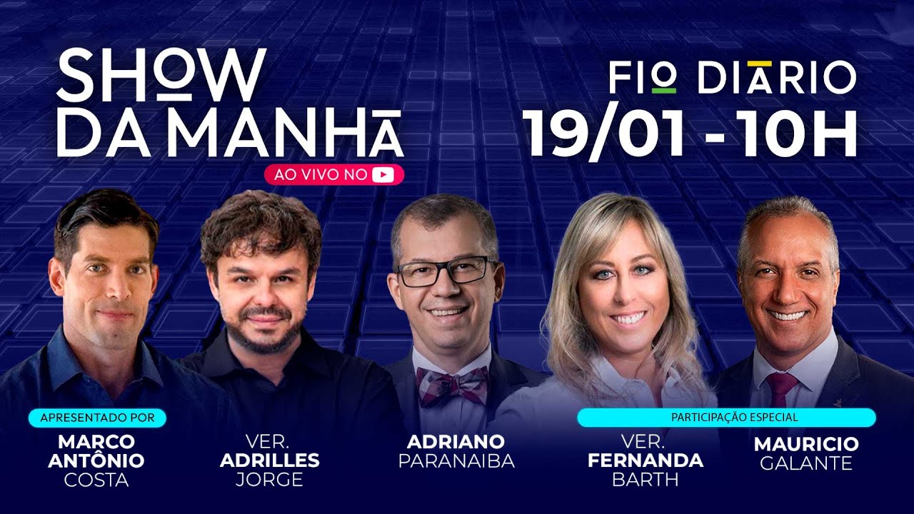 SHOW DA MANHÃ - BANCO MASTER, TOFFOLI E MORAES: QUEM SERÁ PUNIDO? - 19/01/2026
