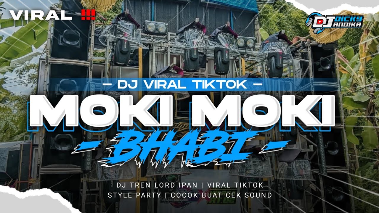 DJ MOKI MOKI VIRAL TIKTOK | FULL BASS HOREG TERBARU‼️