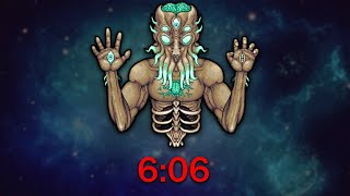 Wr Terraria Moon Lord Defeated In 606 Seeded, Glitched