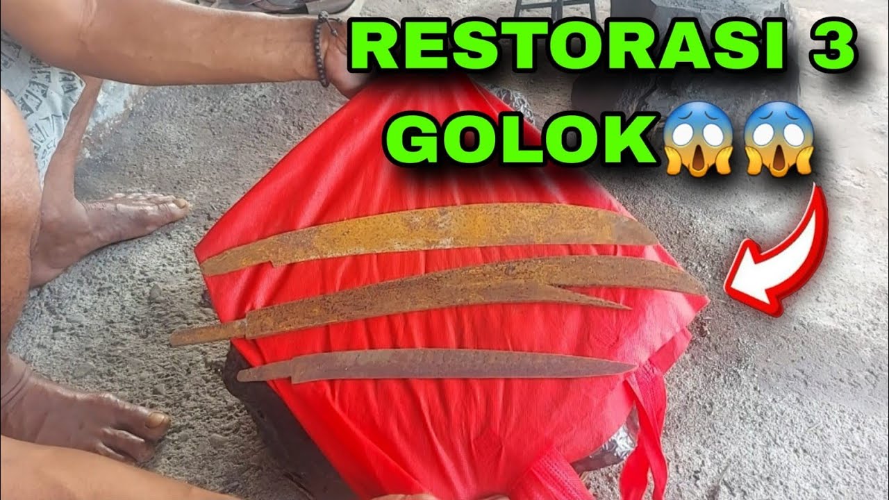 🔴Ternyata dari ke 3 golok yang di restorasi ini salah satunya ada pedang Zulfikar😱😱 