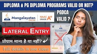 UG & PG Diploma from Mangalayatan – Genuine or Fake | Apply Online Diploma Admission