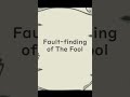 Fault finding of The Fool