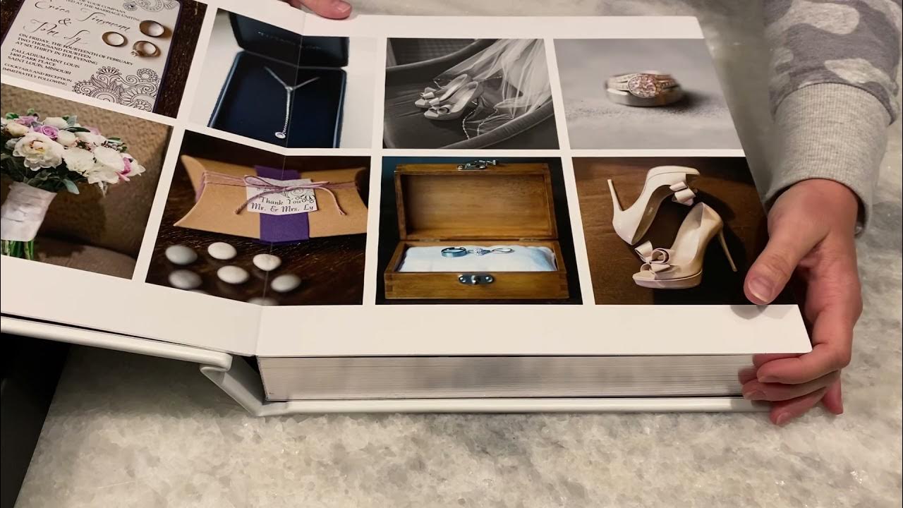 Shutterfly Professional Flush Mount Wedding Album Review YouTube