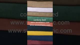 Celebrity warehouse cheap good quality 100% cotton corduroy in stock lot Wealth