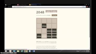 Getting infinity score in 2048 game