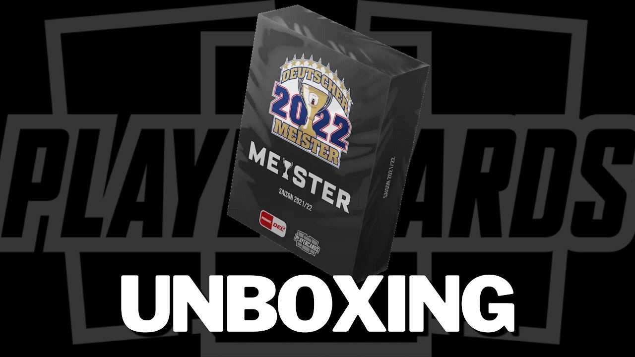 DEL Meister Eisbären Berlin 2022 | Playercards Unboxing