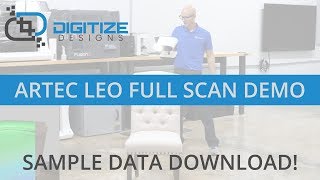 Celebrity Artec Leo Full 3D Scanning Demo w/ Sample Data Profile