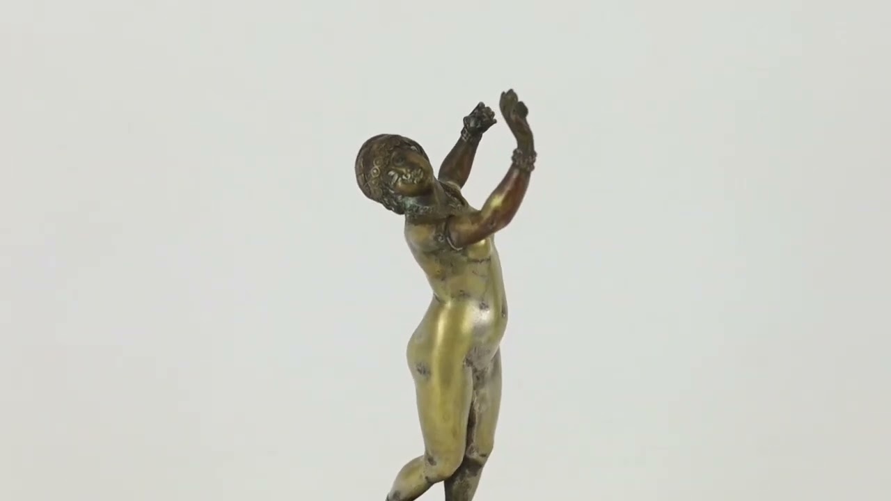 LOTE 69 - ESCULTURA ERÓTICA EM BRONZE AUSTRÍACO ORIENTALISTA