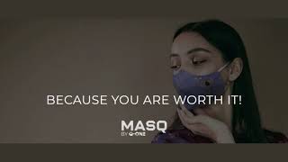 Embroidered Designer Protective Cotton Cloth Face Mask For Women Heart Best Reusable Face Mask