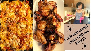 Cook And Clean With Me 2021 Veggie Cheese Pasta Honey Chicken Wings