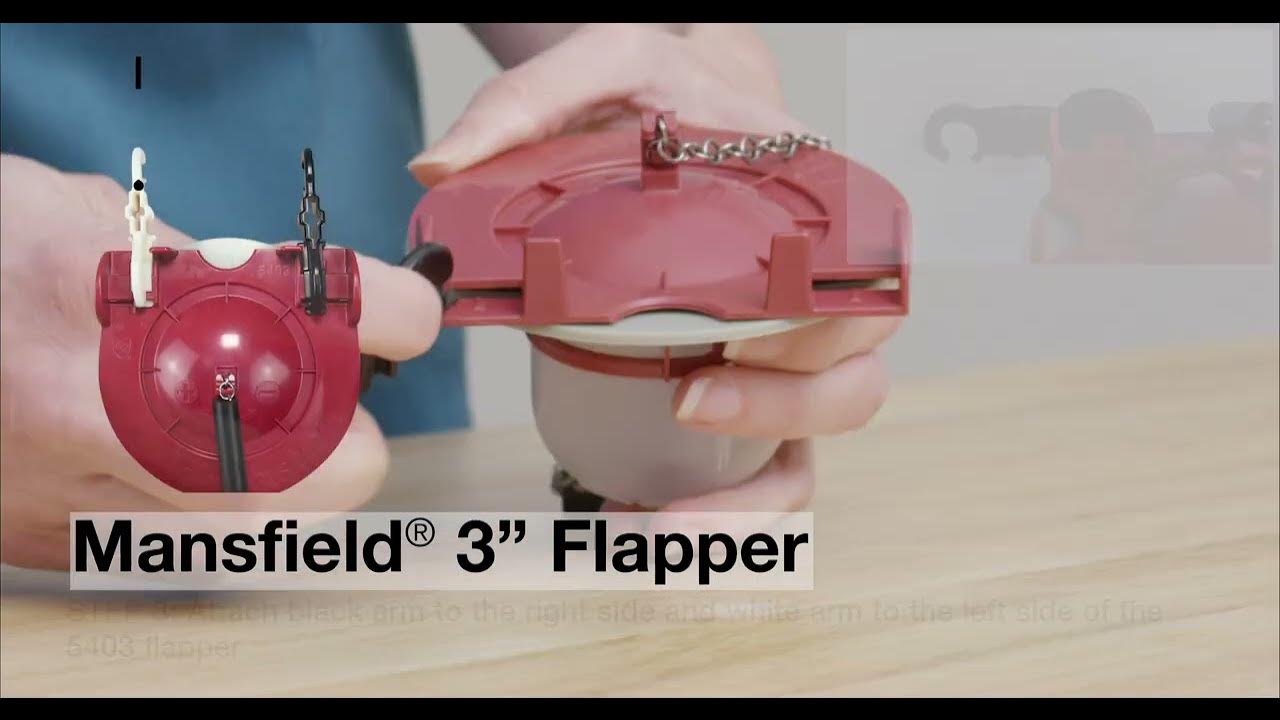 Stop a Running Toilet with Fluidmaster's 3 inch 513A toilet flapper for