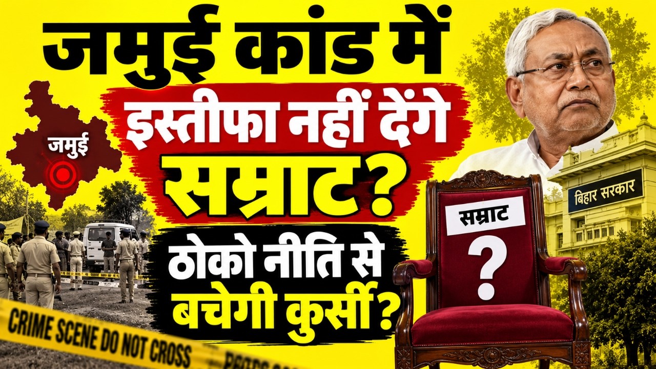 जमुई कांड में RJD एंगल, PK की निगाह और निशाना क्या? आरोपी का हुआ एनकाउंटर ,पैर में लगी गोली 📱