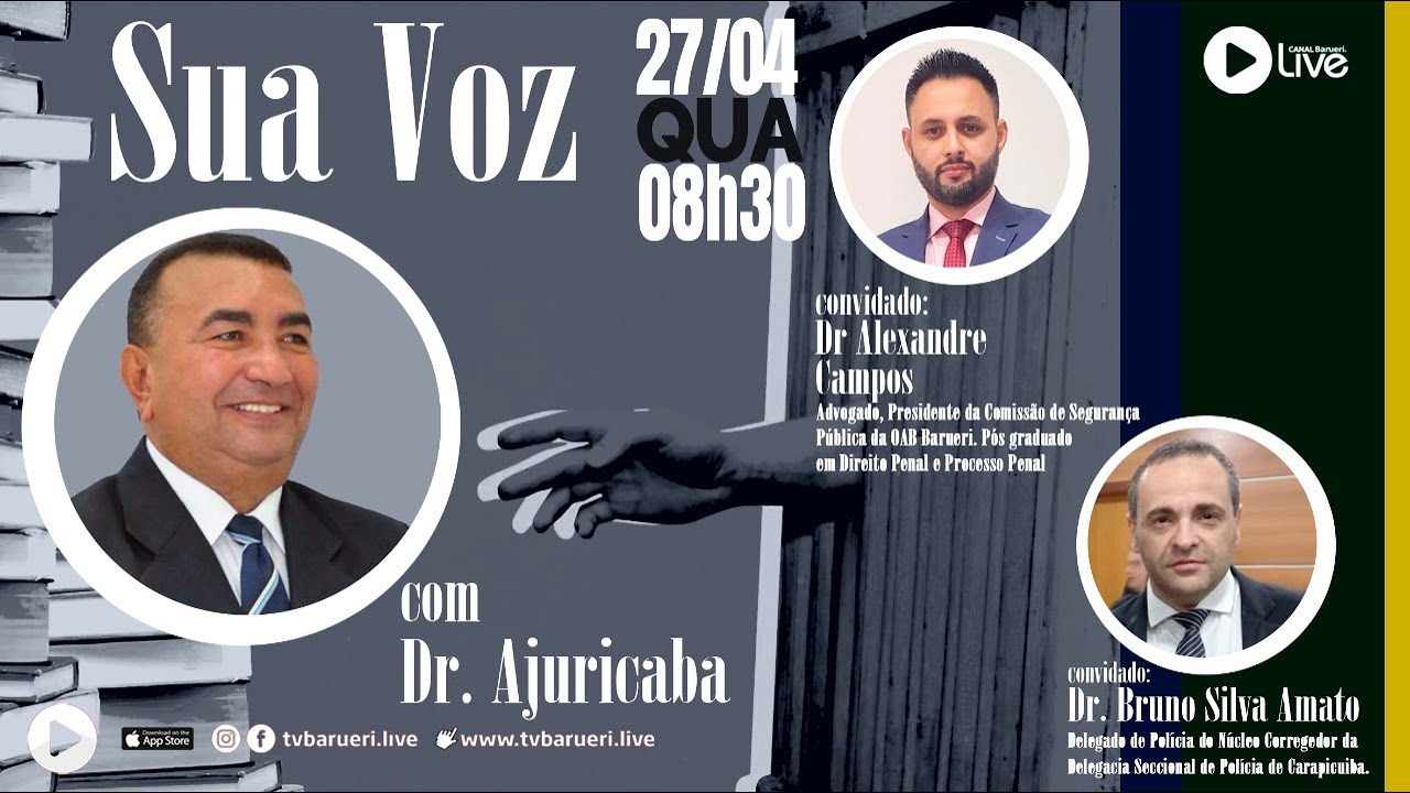 Dr. Alexandre Campos E Dr. Bruno Silva Amato | Sua Voz Com Dr. Ajuricaba – 27/04