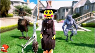 BRAND NEW WITCH TOY CHICA ANIMATRONIC! (GTA 5 Mods FNAF RedHatter)