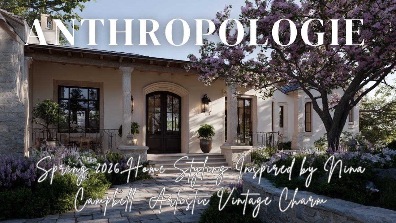 Anthropologie Spring 2026 Home Styling Inspired by Nina Campbell  Artistic Vintage Charm