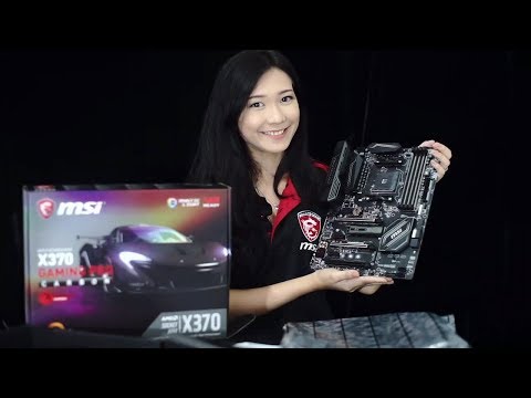 MSI X370 GAMING PRO CARBON MOTHERBOARD UNBOXING