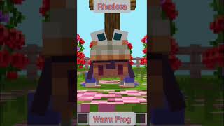 Minecraft Actions & Stuff 1.10 Update All Frog Name Tag Animations (With Labels And Names)
