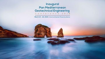 Pan Mediterranean Geotechnical Engineering Conference 2026 - Beirut, Lebanon