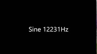 Sine 12231Hz Audio Only