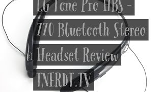 Lg Tone Pro 770 Bluetooth Stereo Headset Review screenshot 2