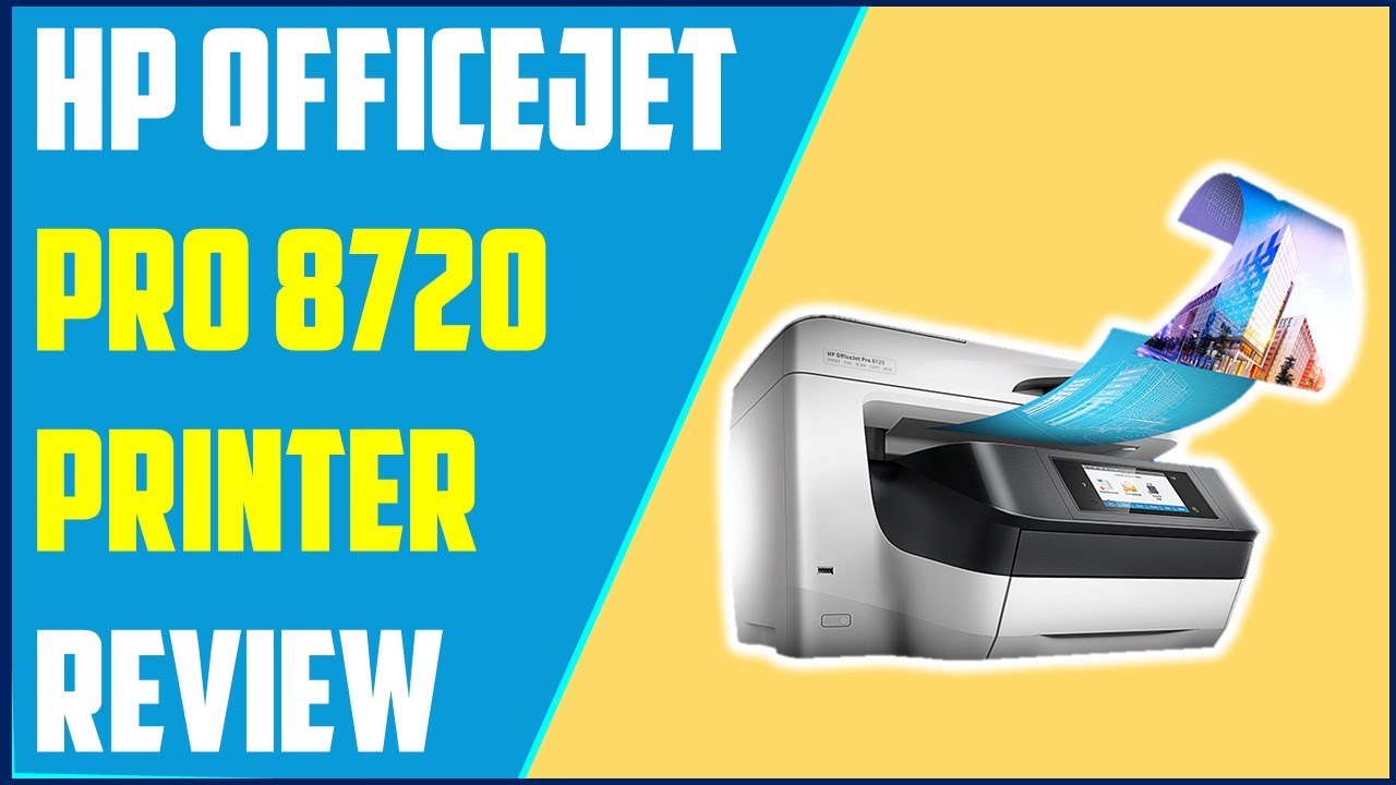 ✓HP OfficeJet Pro 8720 All-in-One Printer Review 