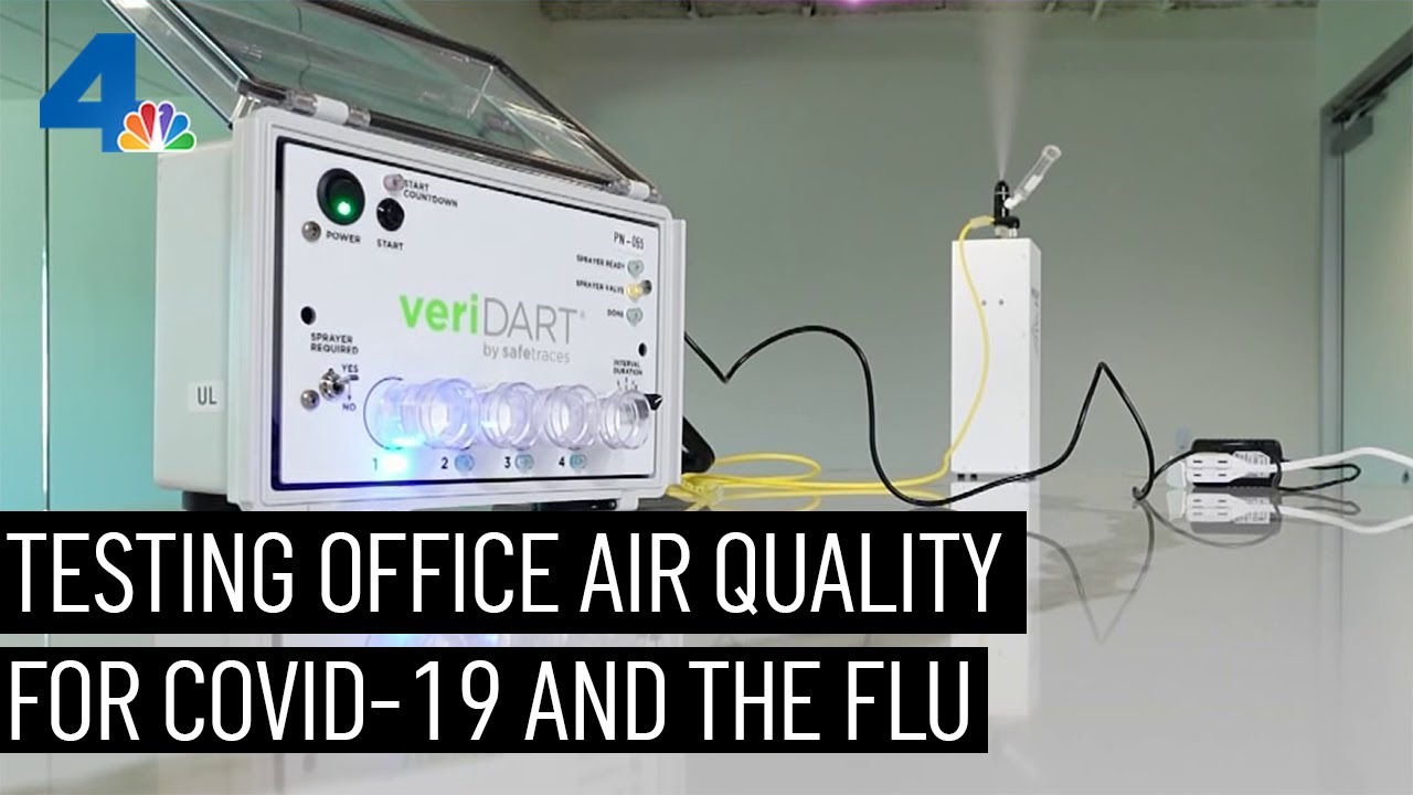 How One Company is Testing Office Air Quality for Airborne Viruses | NBCLA