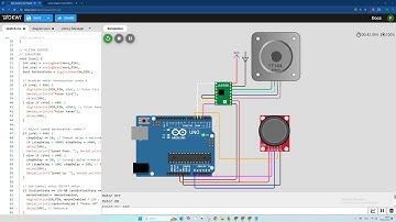 Pasti Baru Tau!! 🎮 Kontrol Stepper Motor NEMA 17 Pakai JOYSTICK🕹! [A4988 + Arduino] - Smooth! WOKWI