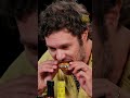 Adam Brody's reaction to every wing on Hot Ones 🔥